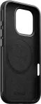 Nomad Kaitse&uuml;mbris Modern Leather, Apple iPhone 16 Pro, must, naturaalsest nahast, MagSafe &uuml;hilduv,