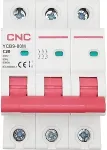 Noname Miniature Circuit Breaker, 3P, 20A, Class C, 6kA