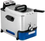 Frit&uuml;&uuml;r Tefal FR8040 Fryer 3.5l Schwarz Stainless Steel