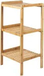 GreenBlue Bathroom Bamboo Storage Rack 3 Shelves GB321