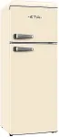 K&uuml;lmik ETA Refrigerator | ETA253390040EN Storio Retro | Energy efficiency class E | Free standing | Height 148.2 cm | Double Door | Fridge net capacity 170 L | Freezer net capacity 45 L | 38 dB | Beige
