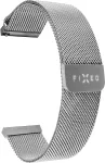 Fixed | Mesh Strap with Quick Release 20mm for Smartwatch | Silver