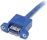 StarTech.com 0.5m USB 3.0 A, 3.0, USB A, IDC, 225.00, 30.00, 125.00