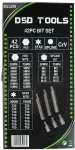 DSDTOOLS ANTGALIŲ komplekts "HEX, TORX, SPLINE", 42 tk. DS1209