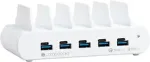 COMPULOCKS 5 PORTS USB CHARGING DOCK STATION WITH EU PLUG
