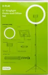 D-Fruit ringvalgusti 12" + statiiv