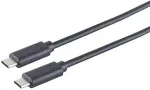 S-Impuls USB-C Verbindungskabel, 3.2 Gen 2x2, schw., 0,5m