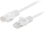 LANBERG Patchcord CAT.6 UTP 3M fluke passed 10-pack, White | PCU6-20CC-0300-W