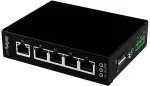 Startech .com 5 Port Industrial Gigabit Ethernet Switch - DIN / Wall-Mount - Switch - 5 x 10/100/1000 - Desktop, an DIN-Schiene montierbar, wandmontierbar - Gleichstrom (IES51000)