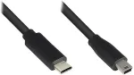 GoodConnections Good Connections USB2.0 Kabel C-Mini B5pol. schw. 3m