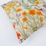 Home4you Padi HOLLY 45x45cm lukuga, metsikute lillede p&otilde;ld, 100% puuvill, kangas 344