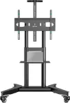 ONKRON Mobile TV stand for 32"-75" up to 50 kg, black