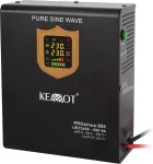 UPS KEMOT Wall-mounted emergency power supply PROsinus-500 converter with pure sine wave and charging function 12V 230V 500VA/300W