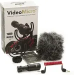 RODE R&Oslash;DE VideoMicro Black Digital camera microphone