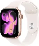 APPLE Nutikell Watch Series 11 GPS 42mm roosakuldne alumiiniumkorpus hele roosakas spordirihm - S/M