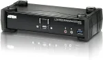 Aten CS1922 2-Port USB 3.0 4K DisplayPort KVMP Switch | Aten | 2-Port USB 3.0 4K DisplayPort KVMP&trade; Switch (Cables included) | CS1922