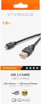 Vivanco kaabel USB - microUSB 1m