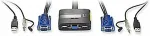 LevelOne KVM-0223 - KVM-/Audio-Switch - USB - 2 x KVM/Audio - Desktop