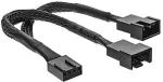 INLINE &reg; Y-Kabel f&uuml;r PWM L&uuml;fter 4pol Molex 1 Stecker / 2 Buchse, 0,15m