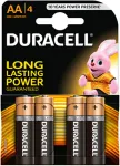 Duracell Patarei AA LR6 4tk/pk