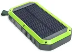 RealPower Powerbank PB-10000 Solar schwarz 10.000mAh