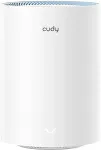 CUDY AC1200 Mesh Wi-Fi System, M1200 2.0, 1-Pack Dual-band (2.4 GHz / 5 GHz) Wi-Fi 5 (802.11ac) White Internal