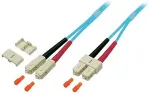 EFB Elektronik EFB Duplex Patchkabel SC-SC OM3 0,5m LSZH 3mm aqua