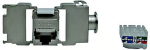 SCHRACK Keystone module RJ45 shielded, Cat.6, self-tapping, SFA