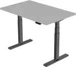 NONAME Height-Adjustable Table, 139cm x 68 cm, Gray