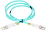 Extralink Patchkabel LC/UPC-LC/UPC, Multimode, OM3, Duplex, 3mm, 2m