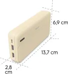 HAMA Power pack pocket 20000 mAh sand