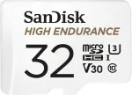 M&auml;lukaart SANDISK High Endurance microSDHC 32GB + SD Adapter - for dash cams & home monitoring, up to 2,500 Hours, Full HD / 4K videos, up to 100/40 MB/s Read/Write speeds, C10, U3, V30