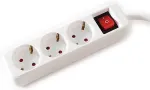 VALUE 19.99.1078 power extension 6 m 3 AC outlet(s) Indoor White