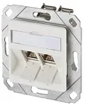 MetzConnect METZ CONNECT Anschlussdose E-DATmodul TIA/EIA Cat.6A 8/8(8) Upk reinw