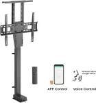 Maclean MC-866T Smart Motorized Electric TV Lift TUYA Mobile App Floor Mount Bracket Alexa Google Home 37"-80" 60kg Cabinet VESA (EU plug)