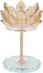 Home4you K&uuml;&uuml;nlajalg CHANLE H12,5cm, kuldne lill
