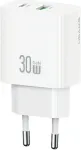 Usams Charger 30W 1xUSB-C 1xUSB-A Fast charging w
