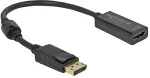 DeLOCK Displayport Adapter DP -> HDMI Buchse 4K Passiv schwa