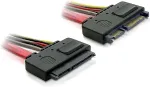 DELOCK SATA-Verl. SATA 22pin -> SATA 22pin St/Bu 0.20m rot