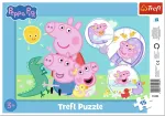 Trefl PEPPA PIG Pusle raamis, 15 osa