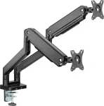 BRATECK Monitor holder LDT60-C024 two arms side by side mechanical spring Heavy Duty