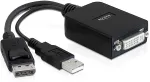 DELOCK DP-St + USB-A St > DVI24+5-Bu A