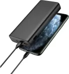 Veger v&auml;lise akuga laadija Powerbank Veger T100 (W2032C-100) PD QC3.0 5A 100W 20000 mAh Black