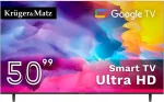 Teler Kruger & Matz Telewizor Kruger&Matz 50" UHD Google TV 5.0 DVB-T2/T/C H.265 HEVC