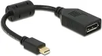DELOCK Adapterkabel mini DisplayPort St > DisplayPort Bu black