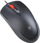 Hiir Defender MOUSE ICON MB-057 OPTICAL 1000dpi 3P BLACK SILENT CLICK