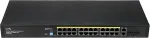 CUDY 24-GbE PoE switch w/ 2 uplinks