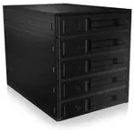 ICY BOX Backplane f&uuml;r 5x HDD f&uuml;r 3x 5,25" Schacht mit Schloss und L&uuml;fter