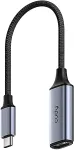 CUDY UH401 USB graphics adapter Grey, Silver