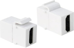 Logilink Keystone Verbinder HDMI F/F, white